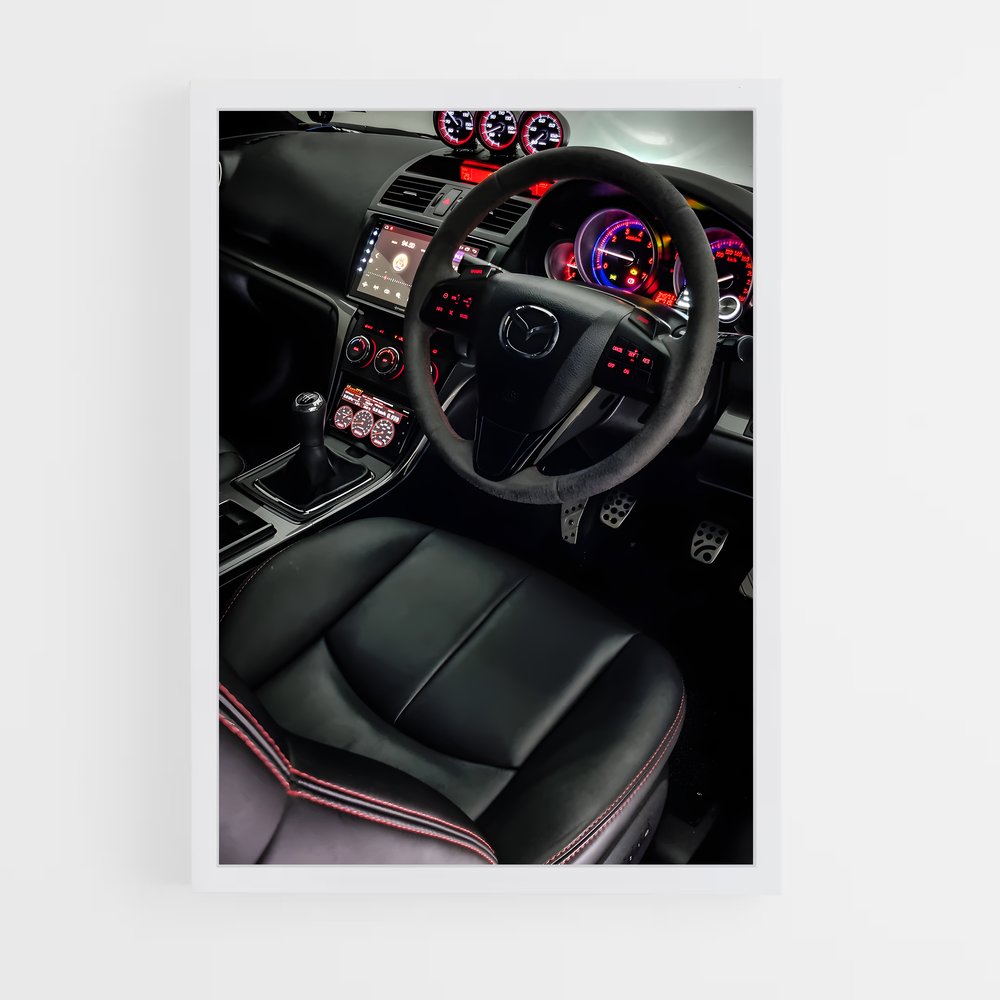 Poster Intérieur Sportif – affiche Mazda (vue 3)